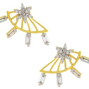 AMERICAN DIAMOND (AD) EAR JACKETS